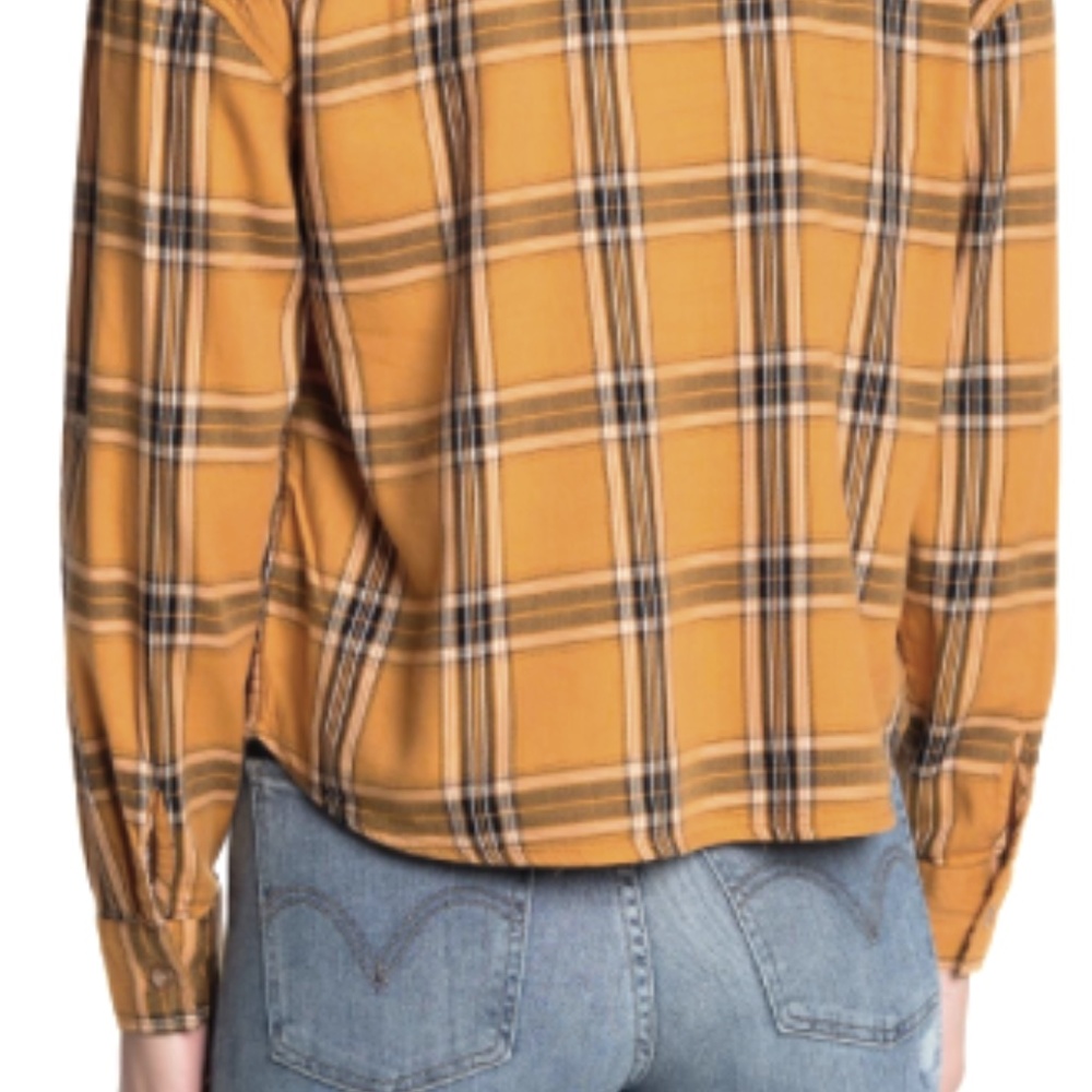 C&C California Plaid Button-tab Sleeve Shirt - Picture 3 of 3